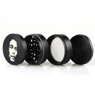 Metall Grinder "Bob Marley" 4-delar (50mm)