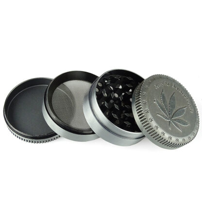 Metall Grinder "Grass Leaf" 4-delar (51mm)