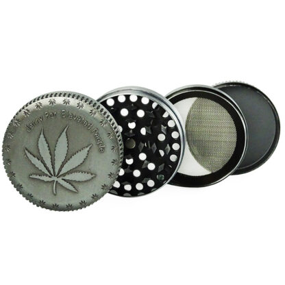 Metall Grinder "Grass Leaf" 4-delar (51mm)