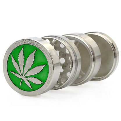 Metall Grinder "Green Leaf" 4-delar (40mm)